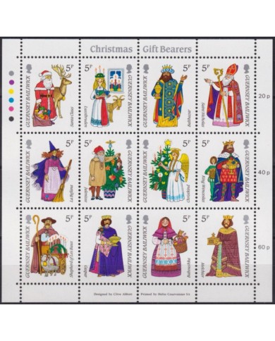 F-EX53135 UK ENGLAND GUERNSEY MNH 1985 CHRISTMAS NAVIDAD GIFT BEARERS.