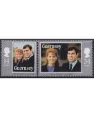 F-EX53941 UK ENGLAND GUERNSEY MNH 1986 ROYAL FAMILY ROYAL WEDDING.