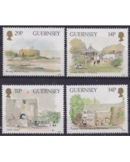 F-EX53943 UK ENGLAND GUERNSEY MNH 1986 CASTLE LANDSCAPE.