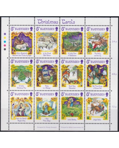 F-EX53136 UK ENGLAND GUERNSEY MNH 1986 CHRISTMAS NAVIDAD RELIGION DRAWING.
