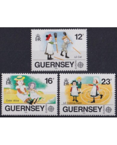 F-EX53954 UK ENGLAND GUERNSEY MNH 1989 EUROPA CEPT CHILDREN TOYS.