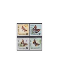 F-EX18542 CAMBODIA KAMPUCHEA MNH 1983 BUTTERFLIES MARIPOSAS PAPILLON.