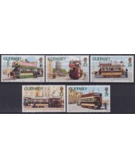 F-EX53926 UK ENGLAND GUERNSEY MNH 1992 TRAMPS RAILWAYS RAILROAD.