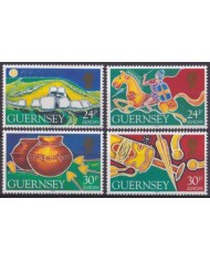 F-EX53930 UK ENGLAND GUERNSEY MNH 1994 EUROPA CEPT CELTIC HERITAGE ARCHEOLOGY.