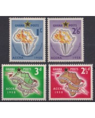 F-EX53868 GHANA MNH 1958 CONFERENCE OF INDEPENDENT AFRICAN STATES.