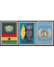F-EX53864 GHANA MNH 1960 HUMAN RIGHT DAY UNITED NATIONS.