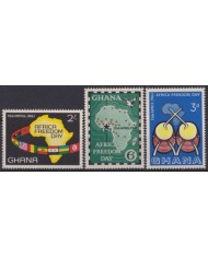 F-EX53878 GHANA MNH 1961 AFRICA FREEDOM DAY.