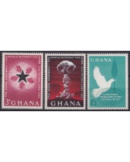 F-EX53881 GHANA MNH 1962 ACCRA PEACE CONFERENCE WHITHOUT ATOMIC BOM.