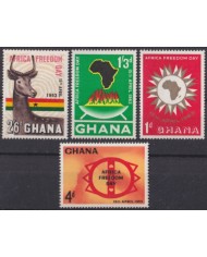 F-EX53885 GHANA MNH 1963 AFRICA FREEDOM DAY ANTELOPE.