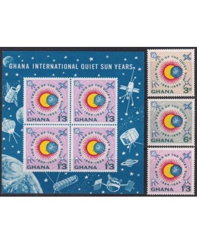 F-EX53891 GHANA MNH 1964 YEAR OF QUIET SUN COSMOS.