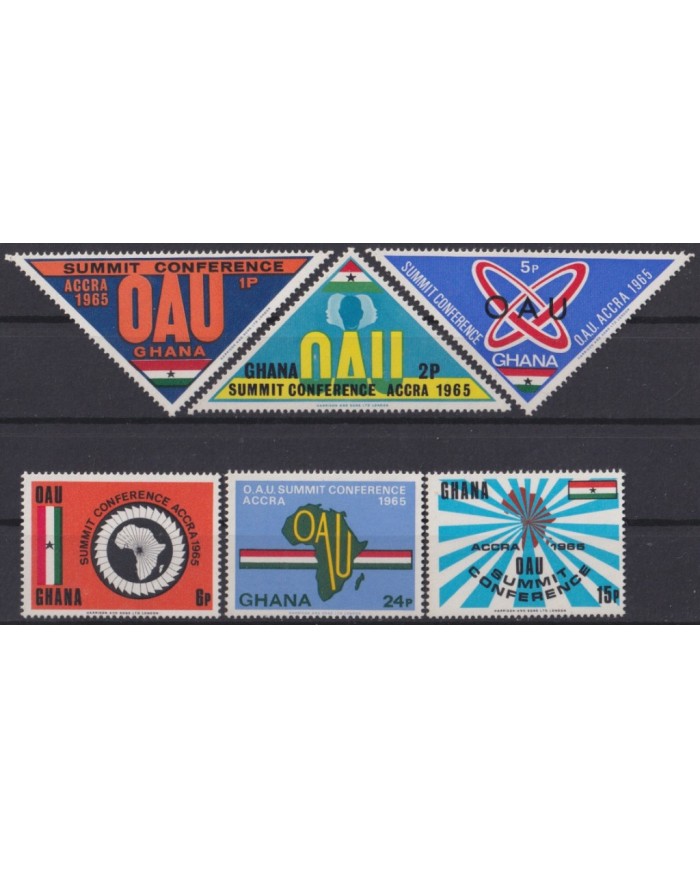 F-EX53896 GHANA MNH 1965 OAU SUMMIT CONFERENCE.