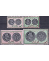 F-EX53895 GHANA MNH 1965 NEW CURRENCY SYSTEM.