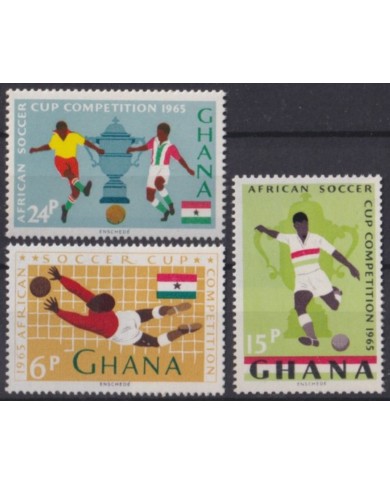 F-EX53897 GHANA MNH 1965 SOCCER FOOTBALL AFRICA CUP.
