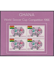 F-EX53911 GHANA MNH 1966 SOCCER WORLD CUP CHAMPIONSHIP.