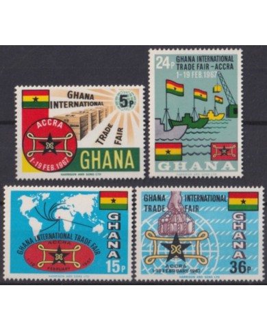F-EX53901 GHANA MNH 1967 TRADE FAIR ACCRA.