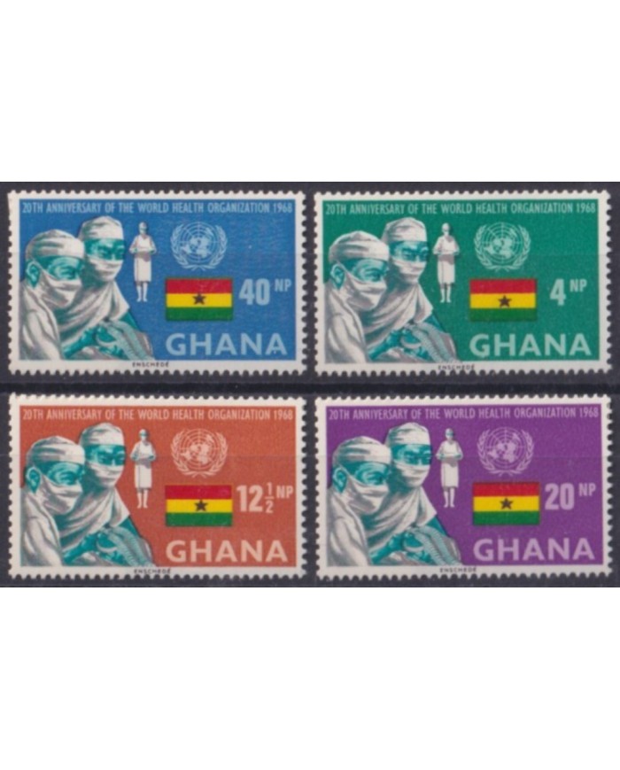 F-EX53903 GHANA MNH 1968 20th ANNIV OF OMS WHO HEALTH.