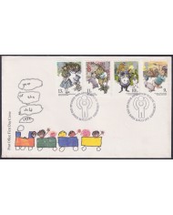 F-EX51311 UK ENGLAND FDC EDINBURGH 1979 UNICEF CHILDREN DRAWING.