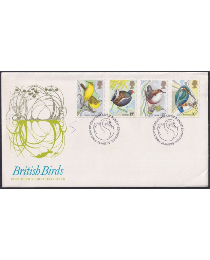 F-EX51316 UK ENGLAND FDC EDINBURGH 1979 BRITISH BIRD.