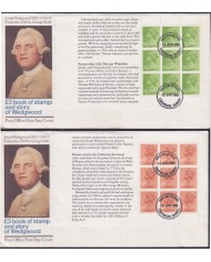 F-EX51319 UK ENGLAND FDC EDINBURGH 1980 BOOKLED DEFINITIVE VALUE CROYDON.