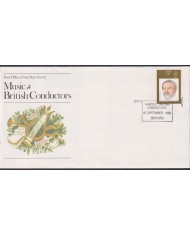 F-EX51327 UK ENGLAND FDC BEDFORD 1980 MUSIC FAMOUS CONDUCTORS.