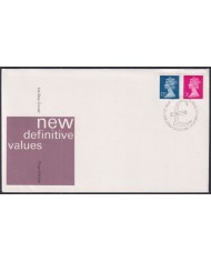 F-EX51336 UK ENGLAND FDC EDINBURGH 1980 NEW MACHIN DEFINITIVE VALUE.