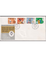 F-EX51349 UK ENGLAND FDC EDINBURGH 1981 SKILL SERVICE RECREATION SPORT.