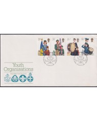 F-EX51357 UK ENGLAND FDC EDINBURGH 1982 YOUTH ORGANIZATION BOYS SCOUT.