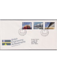 F-EX51369 UK ENGLAND FDC EDINBURGH 1983 EUROPA CEPT ENGINEERING ACHIEVEMENTS.