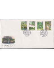 F-EX51374 UK ENGLAND FDC EDINBURGH 1983 BRITISH GARDEN FLOWERS FLORES.