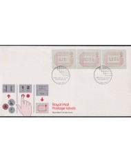 F-EX51381 UK ENGLAND FDC SOUTHAMPTON 1984 POSTAGE LEBELS ATM