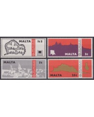 F-EX48358 MALTA MNH 1975 EUROPEAN PATRIMONIAL YEAR ARCHITECTURE.