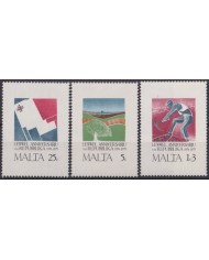 F-EX48357 MALTA MNH 1975 FIRST ANNIV OF REPUBLIC.