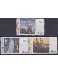 F-EX48345 MOLDOVA MOLDAVIA MNH 1995 EUROPA CEPT ART PAINTING.