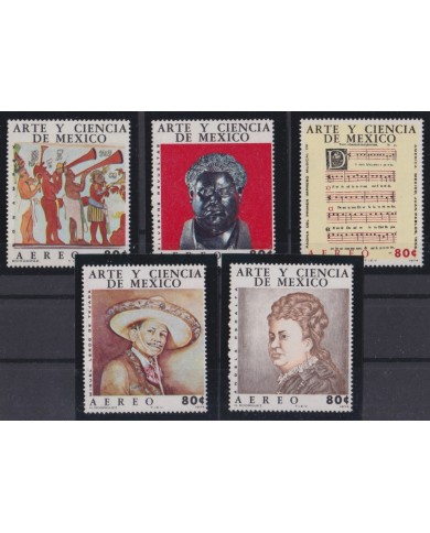 F-EX53427 MEXICO MNH 1974 SCIENCE & ART ARCHEOLOGY.