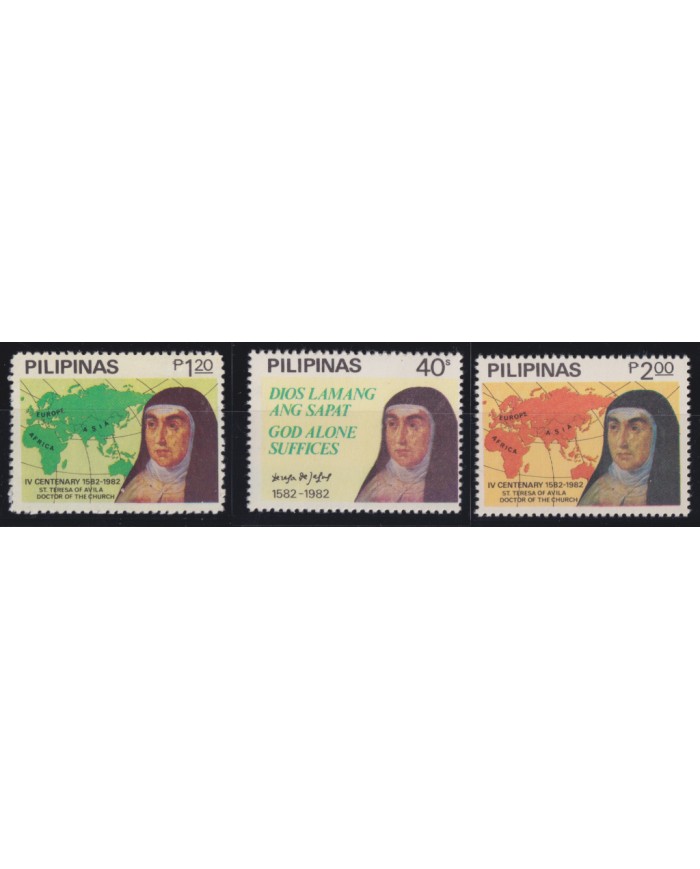 F-EX53233 PHILIPPINES MNH 1982 400th ANNIV STA THERESA DE AVILA.