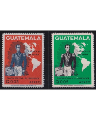 F-EX52984 GUATEMALA 1974 MNH SIMON BOLIVAR.