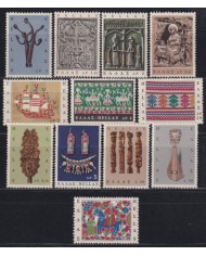 F-EX53634 GREECE 1966 MNH GREEK POPULAR ART TRADITIONAL FOLKLORE.