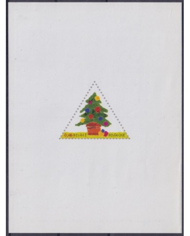 F-EX54364 BELGIUM USED 2007 CHRISTMAS TREE NOT ADOPTED PROOF.