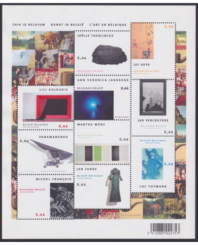 F-EX54014 BELGIUM MNH 2005 CONTEMPORARY ART.