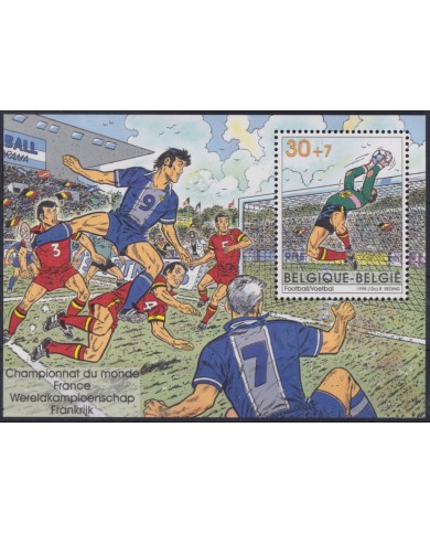 F-EX54355 BELGIUM MNH 1998 WORLD CUP SOCCER FOOTBALL