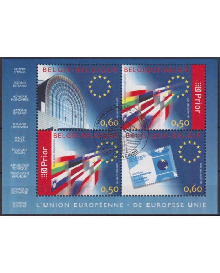 F-EX54362 BELGIUM MNH 2004 ELECTION OF EUROEAN UNION.