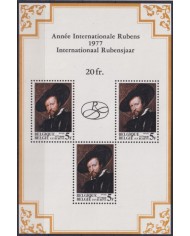 F-EX54345 BELGIUM MNH 1977 ART PAINTING INTERNATIONAL YEAR OF RUBENS.
