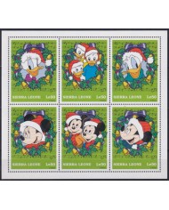 F-EX53152 SIERRA LEONE MNH 1998 MICKEY MOUSE 70º ANNIV DISNEY CARTOON MOVIE CINEMA COMICS.