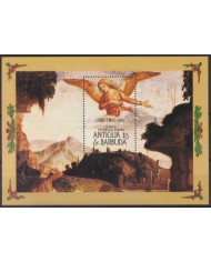 F-EX54393 ANTIGUA & BARBUDA MNH 1985 CHRISTMAS ART PAINTING ANTONIAZZO ROMANO NAVIDAD.