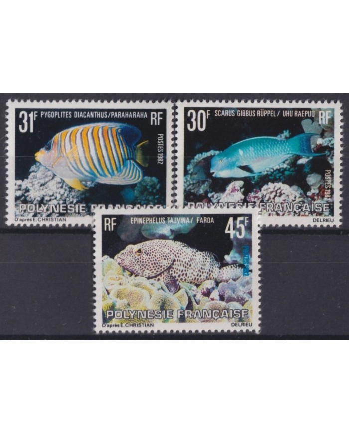 F-EX18631 FRANCE POLYNESIE POLINESIA MNH PARAHARAHA FAROA UHU RAEPUU FISH PECES