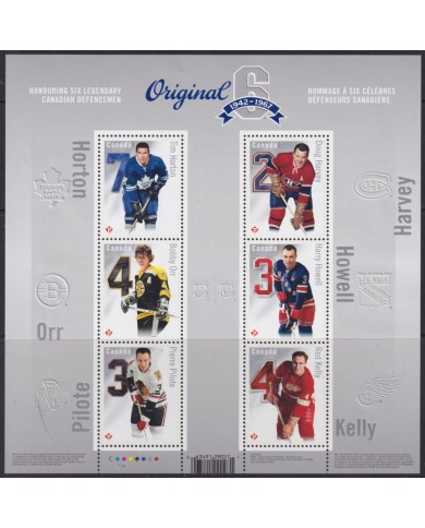 F-EX54027 CANADA MNH 2014 HOCKEY NHL GREAT CANADIAN DEFENCEMEN.