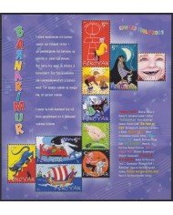 F-EX54022 FAROE FAROYAR MNH 2003 CHILDREN SONG CAT BOAT MOON.