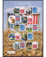 F-EX54040 UK ENGLAND MNH 2008 LOVE GREETING I WROTE TO SAY.