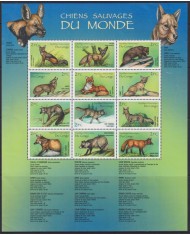 F-EX54024 CONGO MNH 1999 WILDLIFE CHIENS FOX.