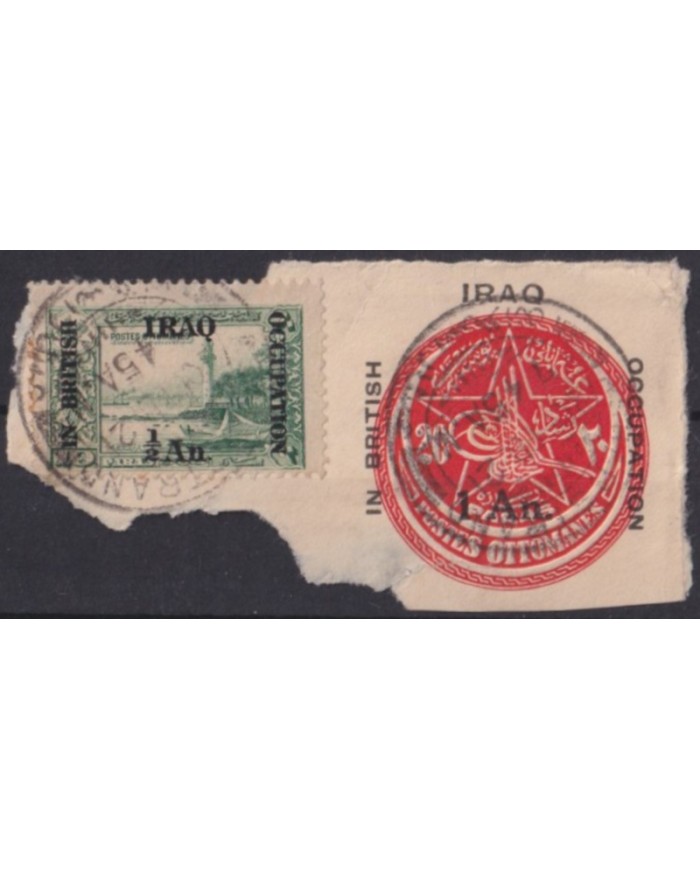 F-EX54903 IRAQ 1921 BRITISH OCCUPATION FRAGM.